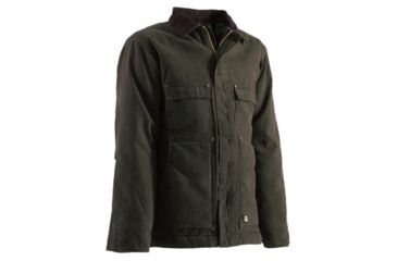 Image of Berne Original Washed Chore Coat - Mens, Olive Duck, Medium, Tall, 92021066059