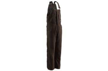 Image of Berne Original Washed Insulated Bib Overall - Mens, Bark, Small B377BBR360
