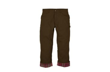 Image of Berne Washed Duck Flannel Lined Carpenter Pants - Mens, Bark, 40X32, 92021342474