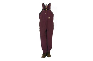 Image of Berne Youth Washed Insulated Bib Overall, Plum, Medium BB21PLMR400