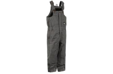 Image of Berne Youth Washed Insulated Bib Overall, Titanium, Small, Regular, 92021397177