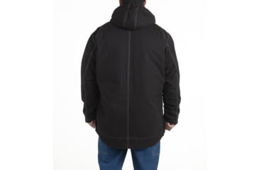 Image of Berne Zip Off Modern Hooded Chore Coat - Mens, Black, Medium, CH428BKR400