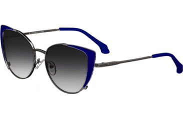 Image of Bertha Bailey Handmade in Italy Sunglass - Womens, Navy, One Size, BRSIT109-3