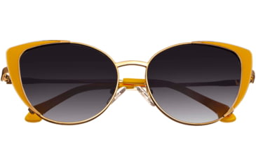 Image of Bertha Bailey Handmade in Italy Sunglass - Womens, Yellow, One Size, BRSIT109-1