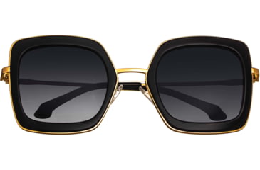 Image of Bertha Ellie Handmade in Italy Sunglass - Womens, Black, One Size, BRSIT106-2