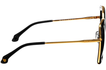 Image of Bertha Ellie Handmade in Italy Sunglass - Womens, Black, One Size, BRSIT106-2