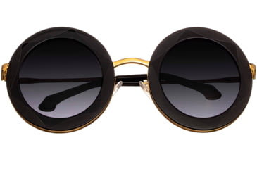Image of Bertha Jimi Handmade in Italy Sunglass - Womens, Black, One Size, BRSIT107-1