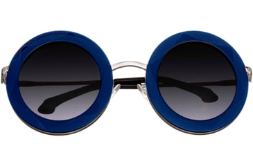 Image of Bertha Jimi Handmade in Italy Sunglass - Womens, Navy, One Size, BRSIT107-3