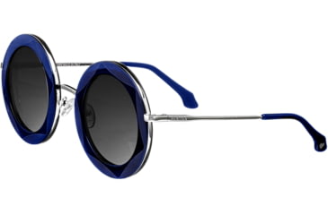 Image of Bertha Jimi Handmade in Italy Sunglass - Womens, Navy, One Size, BRSIT107-3