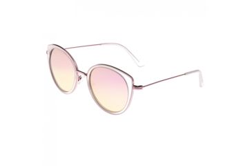Image of Bertha Sasha Polarized Sunglasses, Pink/Rose Gold, One Size, BRSBR030RG