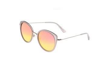 Image of Bertha Sasha Polarized Sunglasses, Silver/Rose Gold, One Size, BRSBR030SL