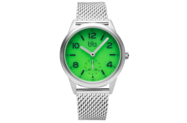 Image of Bia Suffragette Watches, Green Dial, Ss Mesh Bracelet, Steel, One Size, B1006