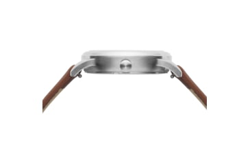 Image of Bia Suffragette Watches, Ivory Dial, Brown Strap, Steel, One Size, B1020