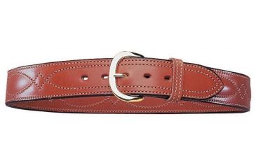 Image of Bianchi B21 Contour Belt - Plain Tan, Brass 13724