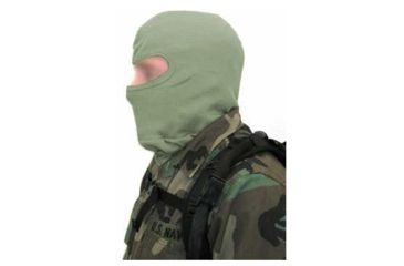 Image of BlackHawk Bibbed Fire Resistant Balclava, Olive Drab Green