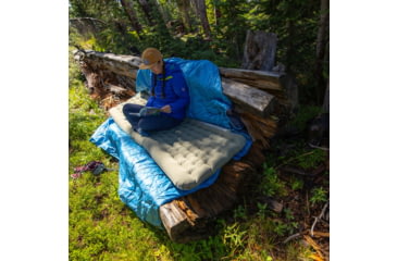 Image of Big Agnes Campmeister Deluxe Insulated Sleeping Pad, Deep Lichen Green, 25x72, PCMDIWR25
