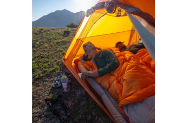Image of Big Agnes Lost Ranger 3N1 15 Sleeping Bag, Mercury/Tangelo, Small, BLR3N1S1525
