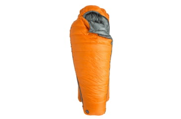 Image of Big Agnes Torchlight EXP 30 Sleeping Bag, Tangelo/Chinois Green, Regular, BTEXPRL3025