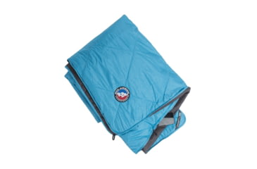 Image of Big Agnes Why Not Picnic Blanket, Cendre Blue/Asphalt, 55x85, BWNPB5525