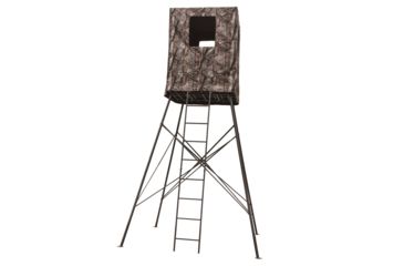 Image of Big Dog Hunting Guard Tower w/dual swival seats, 14ft, Camo, BDT-514