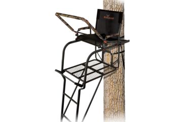 Image of Big Game Treestands Hunter HD 1.5 Ladder Stand, Black, LS0550
