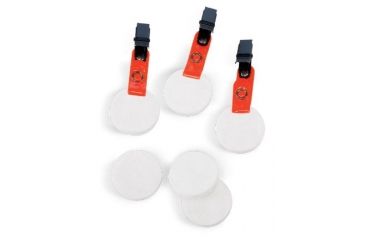 Image of Big Game Treestands Clip-On Scent Discs, includes Storage Bag, Orange/White SW130
