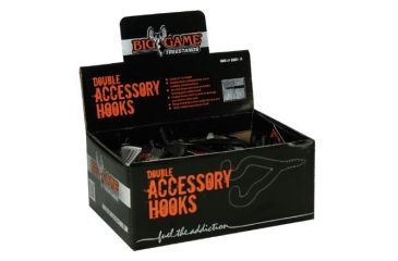 Image of Big Game Treestands Double Accessory Hook, Black BH004-24