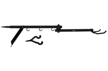 Image of Big Game Treestands Extreme Cross Bow Hanger Combo, includes 1-3.5in Rubber Coated Steel Double Hook, Black BH205-C