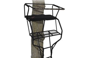 Image of Big Game Treestands The Guardian XLT Two Man Ladder Stand, Black, 18 ft, LS4860