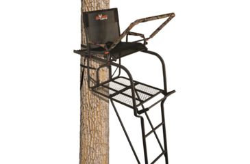 Image of Big Game Treestands The Hunter Ladder Stand, Black, 18.5 ft, LS0500