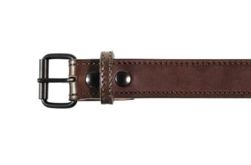 Image of Bigfoot Gun Belts Gun Belt 14oz - 40 Inch - Brown - Flat Black - GB14-40-BR-FB