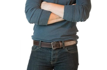 Image of Bigfoot Gun Belts Gun Belt 14oz - 42 Inch - Brown - Stainless Steel - GB14-42-BR-SS