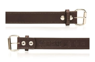 Image of Bigfoot Gun Belts Gun Belt 14oz - 42 Inch - Brown - Stainless Steel - GB14-42-BR-SS