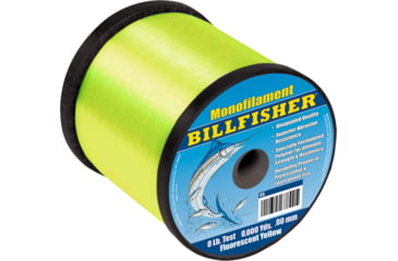 Image of Billfisher Bulk Mono 2lb Spool 60lb 1720yd Flourescent Yellow, SS2F-60