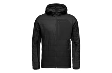 Image of Black Diamond Aspect Wool Hoodie - Mens, Black, Medium, AP7460400002MED1