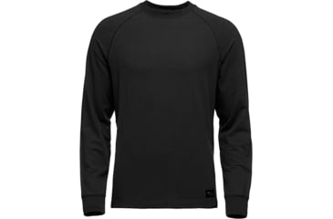 Image of Black Diamond Basis Crew Sweater - Mens, Black, Small, AP7523200002SML1