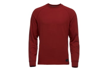 Image of Black Diamond Basis Crew Sweater - Mens, Red Oxide, Large, AP7523206010LRG1