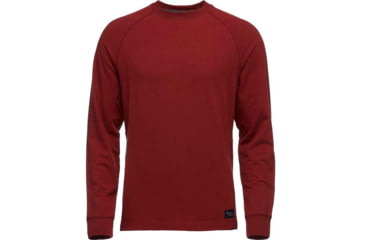 Image of Black Diamond Basis Crew Sweater - Mens, Red Oxide, Small, AP7523206010SML1