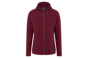 Image of Black Diamond Basis Full Zip Hoodie - Mens, Dark Crimson Heather, Large, AP7522806029LRG1