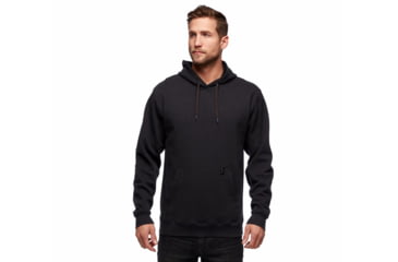 Image of Black Diamond Basis Pullover Hoody - Mens, Black Heather, Medium, AP7522820062MED1