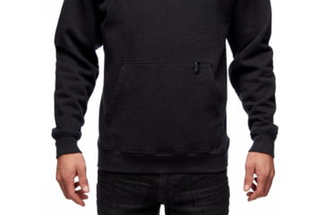 Image of Black Diamond Basis Pullover Hoody - Mens, Black Heather, Medium, AP7522820062MED1