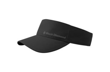 Image of Black Diamond BD Logo Visor, Black, Small/Medium, APHTQ1015S-M1