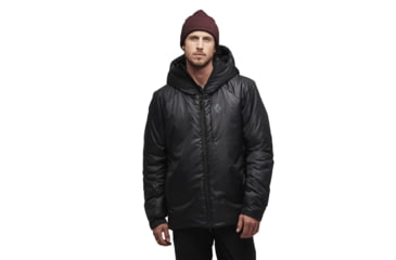 Image of Black Diamond Belay Parka - Mens, Black, Large, AP7440050002LRG1