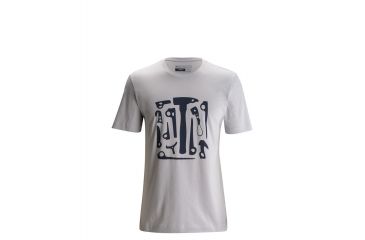 Image of Black Diamond Big Wall Tool Short Sleeve Tee Shirt - Men's, Aluminum, Small APS640110SML1