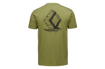 Image of Black Diamond Boulder Short Sleeve T-Shirt - Mens, Camp Green, Medium, AP7524043039MED1