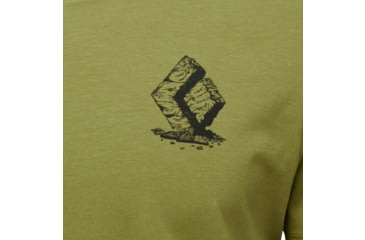 Image of Black Diamond Boulder Short Sleeve T-Shirt - Mens, Camp Green, Medium, AP7524043039MED1