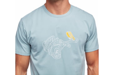 Image of Black Diamond Cam Tee - Mens, Blue Ash, Small, AP7300384006SML1