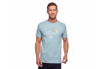Image of Black Diamond Cam Tee - Mens, Blue Ash, Small, AP7300384006SML1