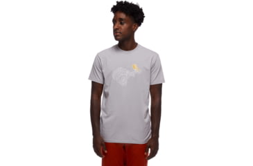 Image of Black Diamond Cam Tee - Mens, Pewter, Extra Large, AP7300381016XLG1