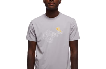 Image of Black Diamond Cam Tee - Mens, Pewter, Extra Large, AP7300381016XLG1